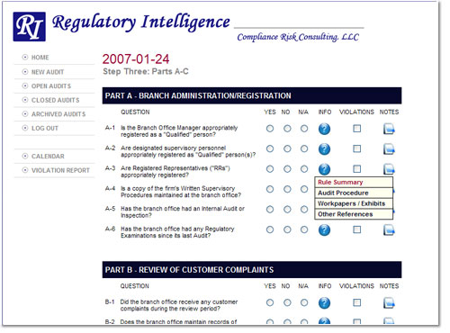 Sample Audit Tool